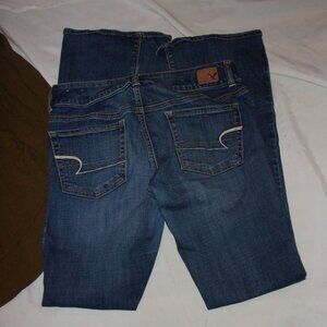 AEO artist size 8 womens pants jeans blue denim pant eight american eagle